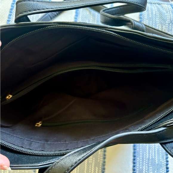 Black Purse with Gold Accents - Picture 4 of 9